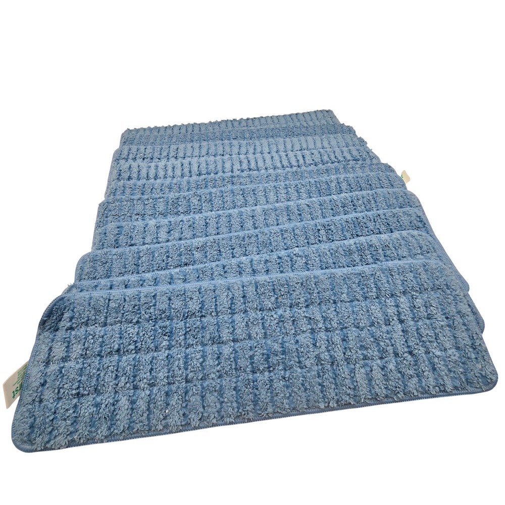 UniFirst 19" Microfiber Dust Mop Pad Replacement Blue Lot of 10‎
